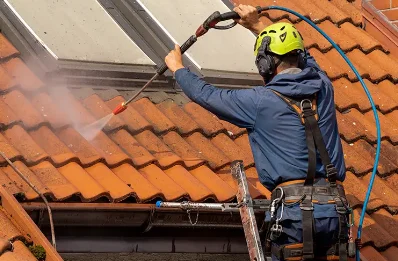 Démoussage et hydrofuge de toiture à la Bâtie-des-Fonds